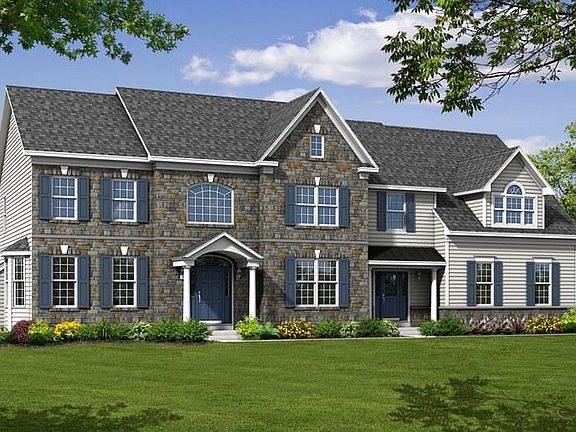 The Greenbrier Exterior Image New Home From Hallmark Homes