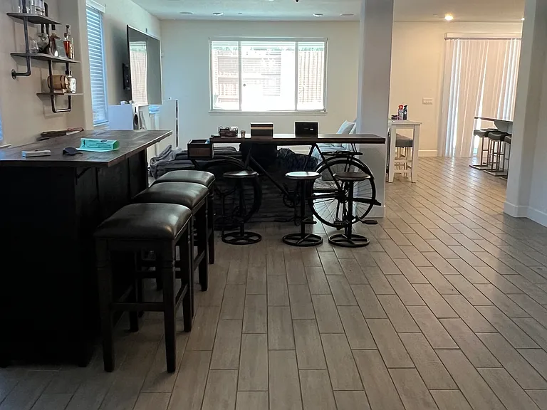 As soon as you walk in the home