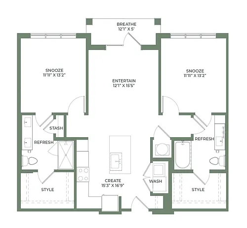 Floor plan B1