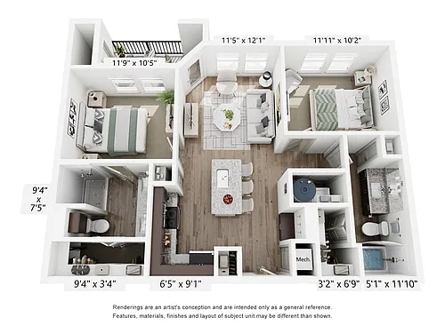 Floor plan B1-50