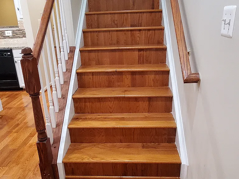 Stairs from Kitchen to Bedrooms