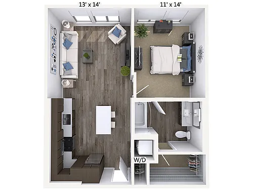 Floor plan A1-702