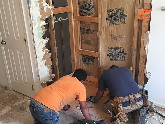 Full gut with new plumbing