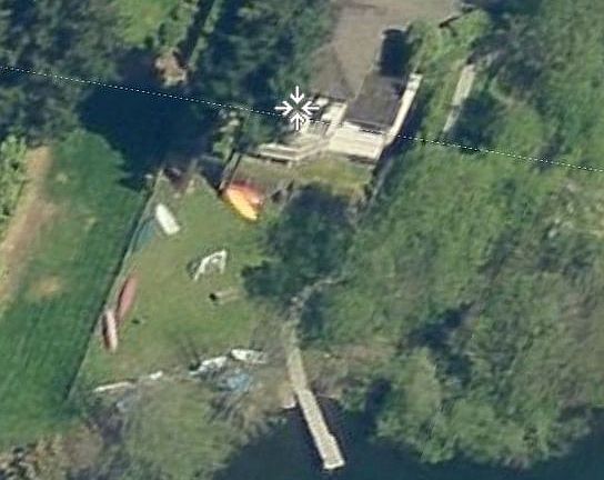 Ariel, shows dock.