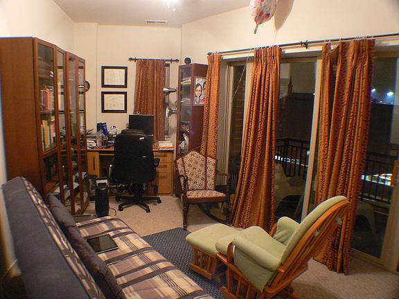 Bedroom 3/study with Balcony