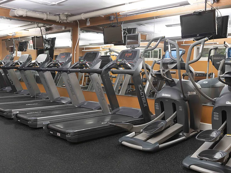 24-Hr. Fitness Center with Cardio Machines and Free Weights
