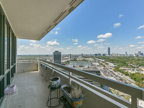 Double balconies create outdoor space with awesome views