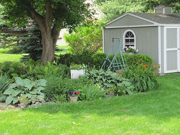 Shed and Perennial Garden