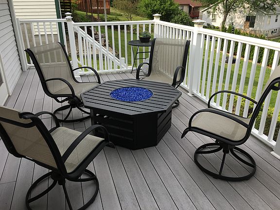 composite deck and rails