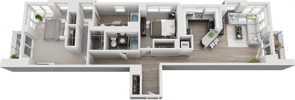 Floor plan 2B - 01