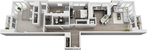 Floor plan 2B - 01