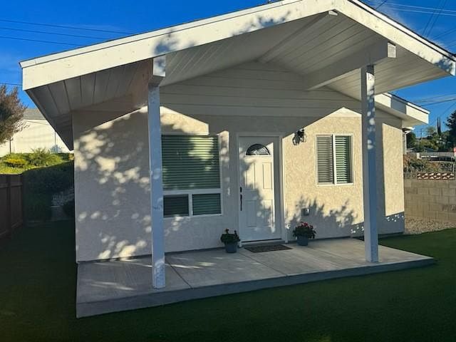 Front of house and front porch