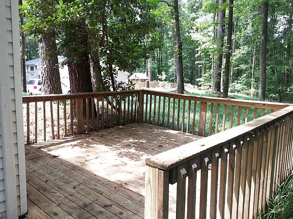 Large back deck