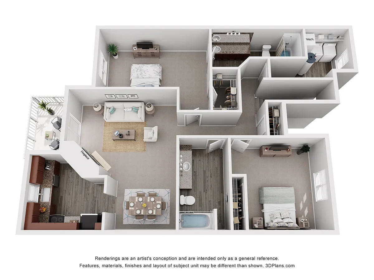 Floor plan The Rockefeller Upper