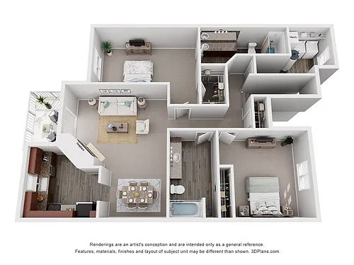 Floor plan The Rockefeller Upper