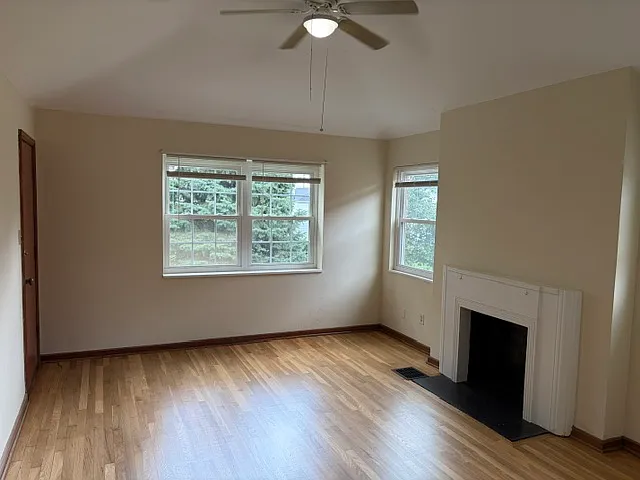Fresh Paint and Gleaming Oak Floors