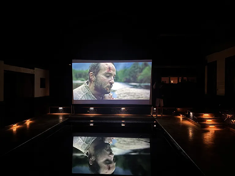 Outdoor movie theatre