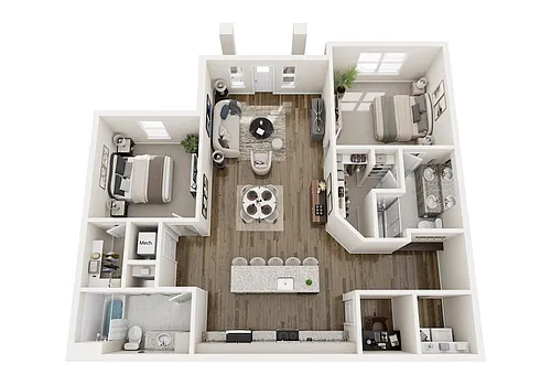 Floor plan 2B