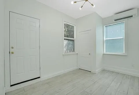 2nd Bedroom, closet door closed. Room has its own dedicated split.