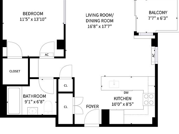2nd image of 10-17 Jackson Ave #5A