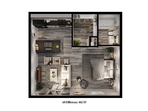 Floor plan AO Efficiency