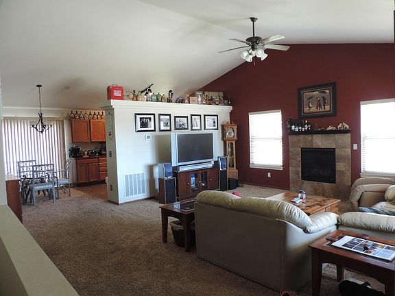 living room and dining room