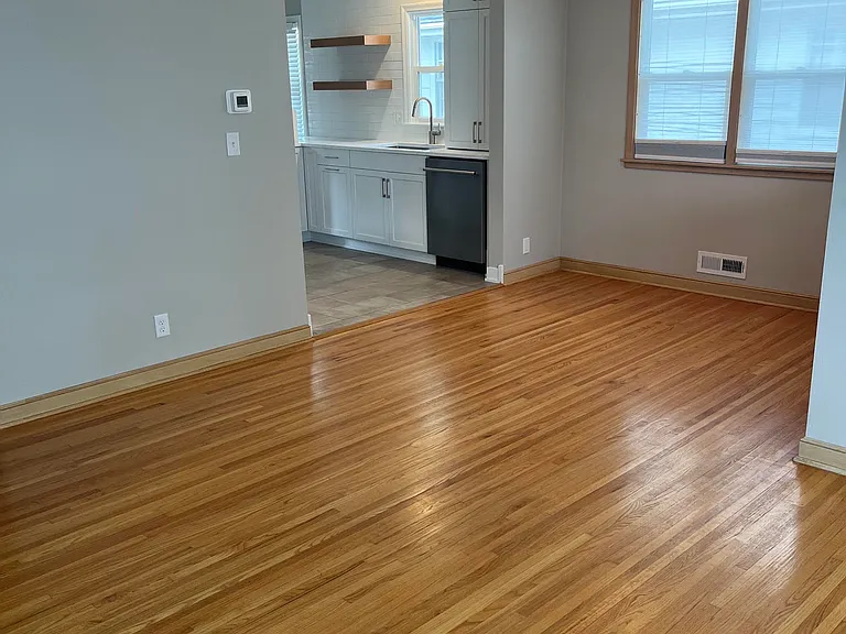 Dining Room and Kitchen as viewed from Living Room