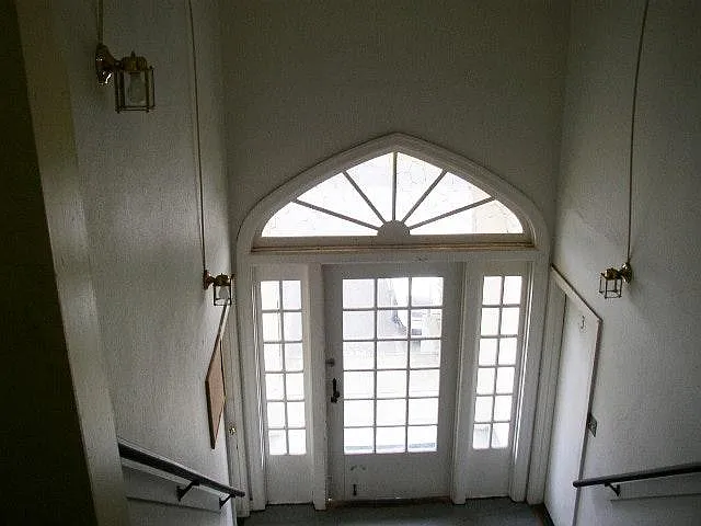 Front entry of building