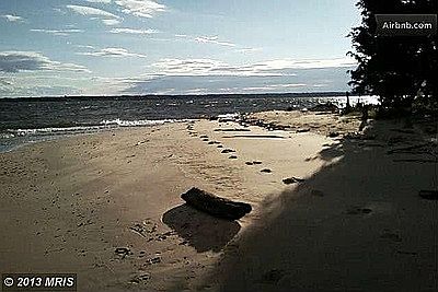 View of beach & Chesapeake B
