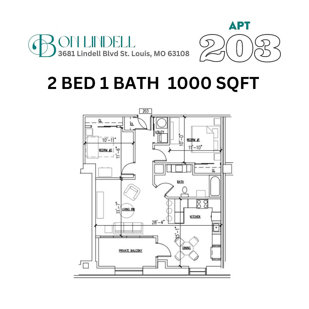 Floor plan 203