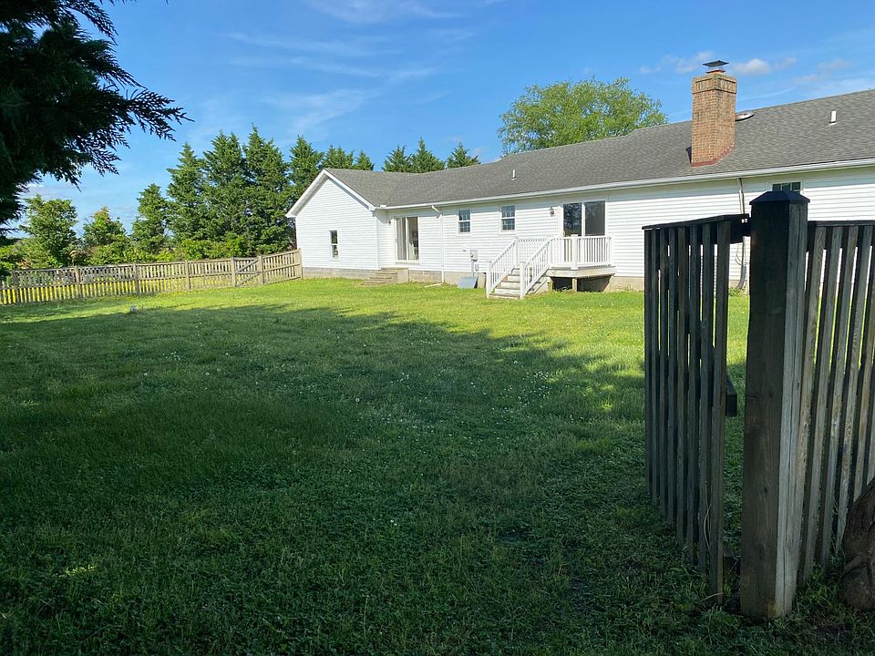 Spacious fenced back yard.