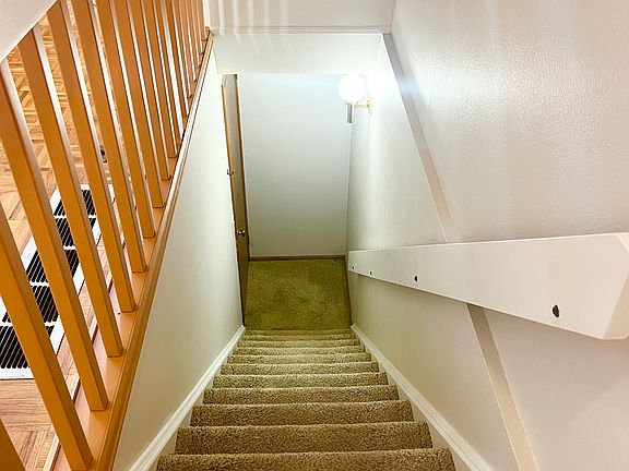 Stairs to garage