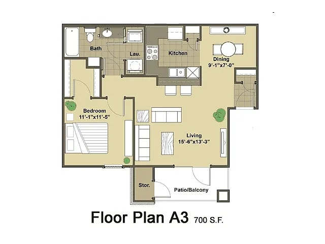 Floor plan Rialto