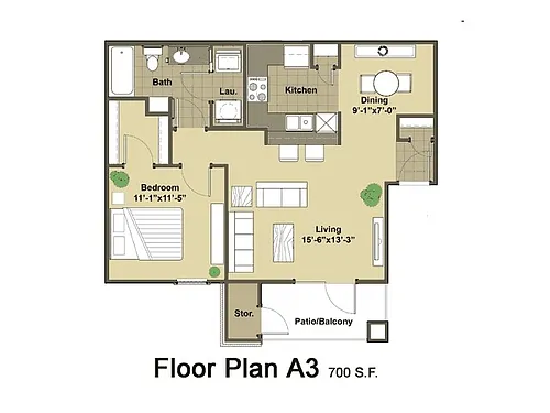 Floor plan Rialto