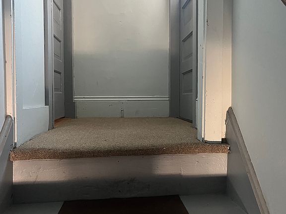 Entry way - apartment is on the right at top of stairs