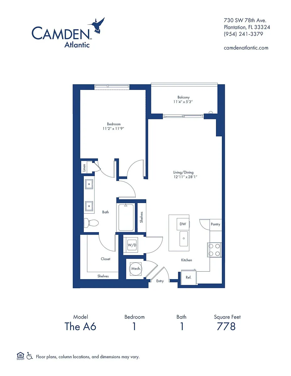 Floor plan The A6