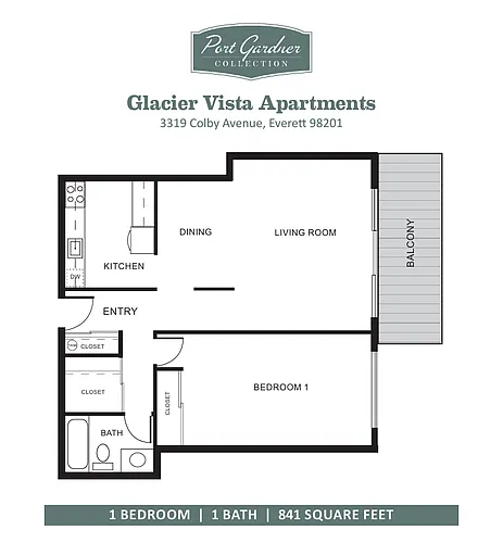 Floor plan 1X1