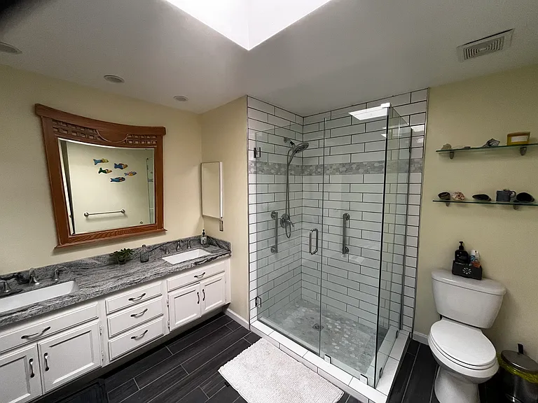 Master bathroom, fully renovated