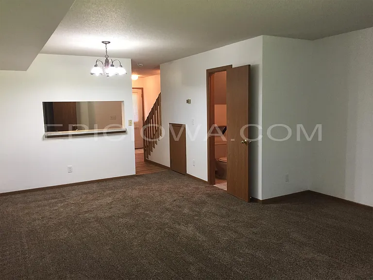 Living room with 1/2 bath