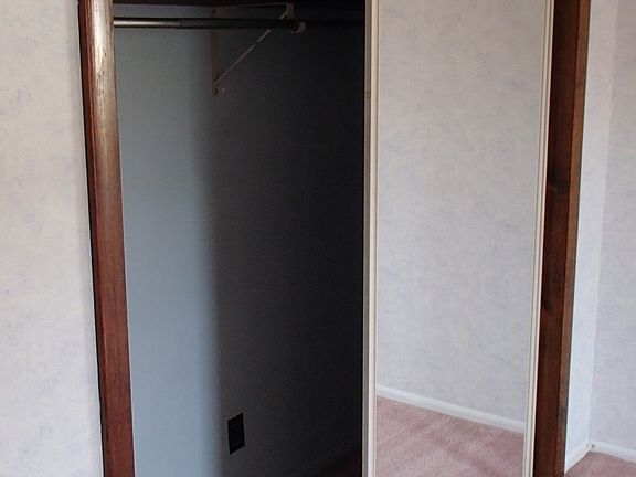 Closet in master bedroom