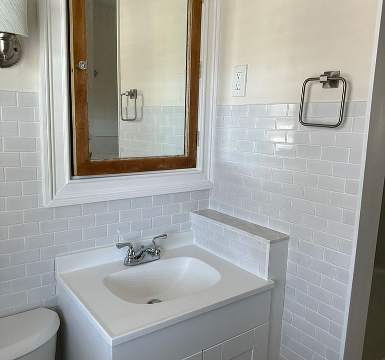 Newly renovated bathroom