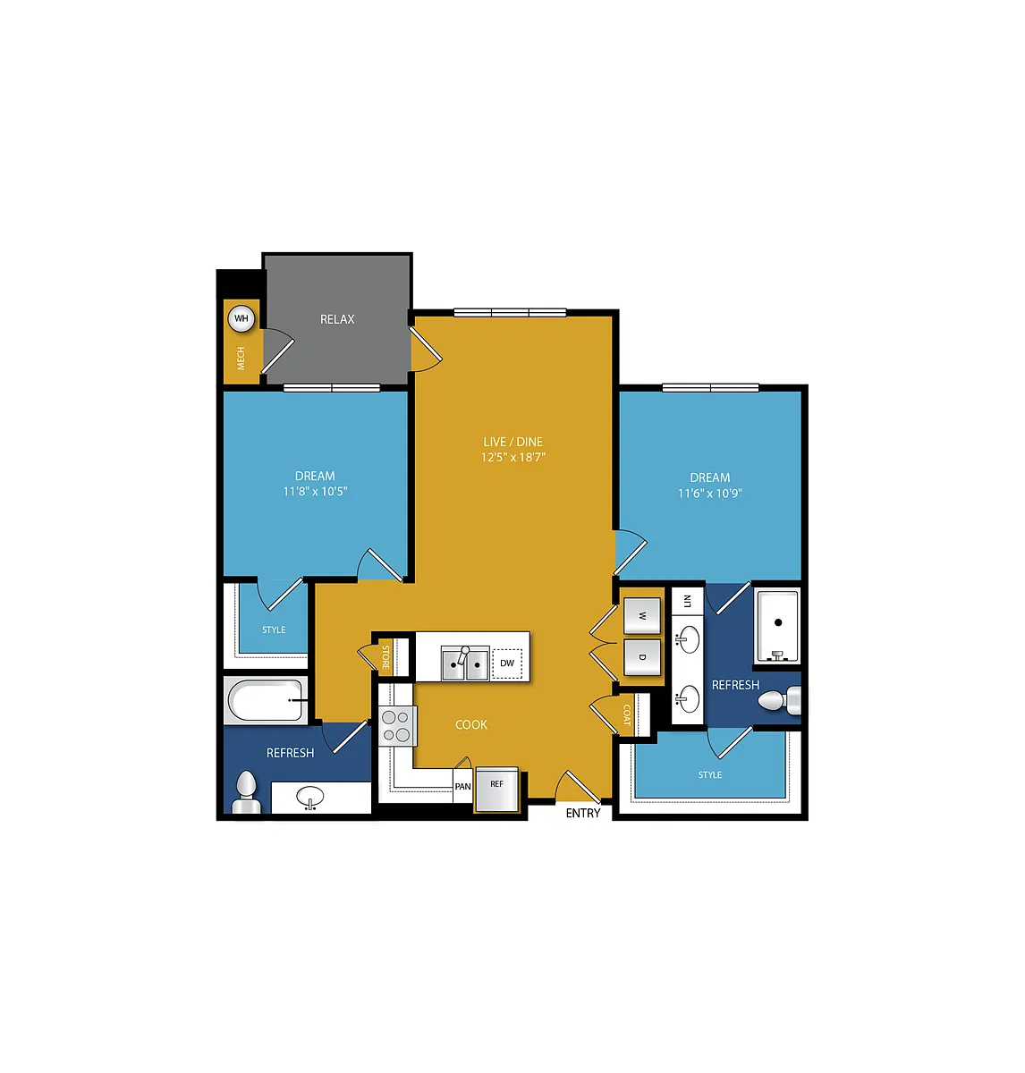 Floor plan B1