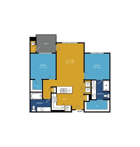 Floor plan B1