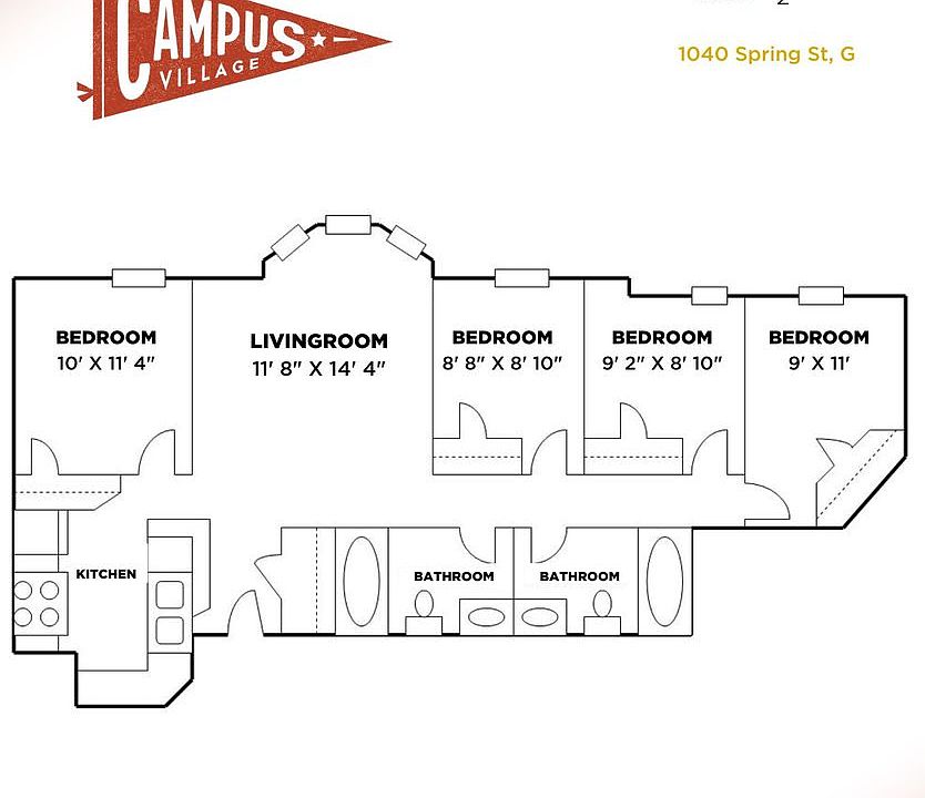 2nd image of 1040 Spring St APT G