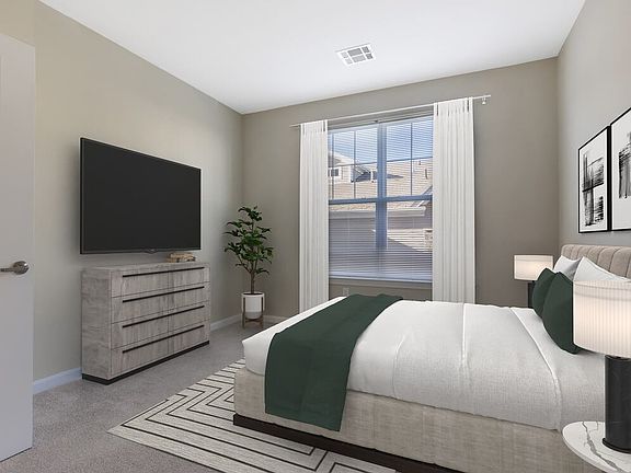 Renovated Package II bedroom with carpet