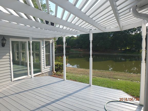 Deck view of pond