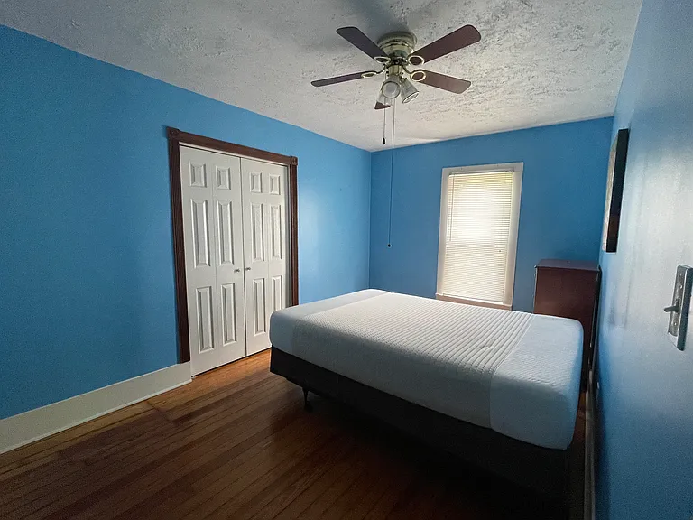 Bedroom with good-sized closet.