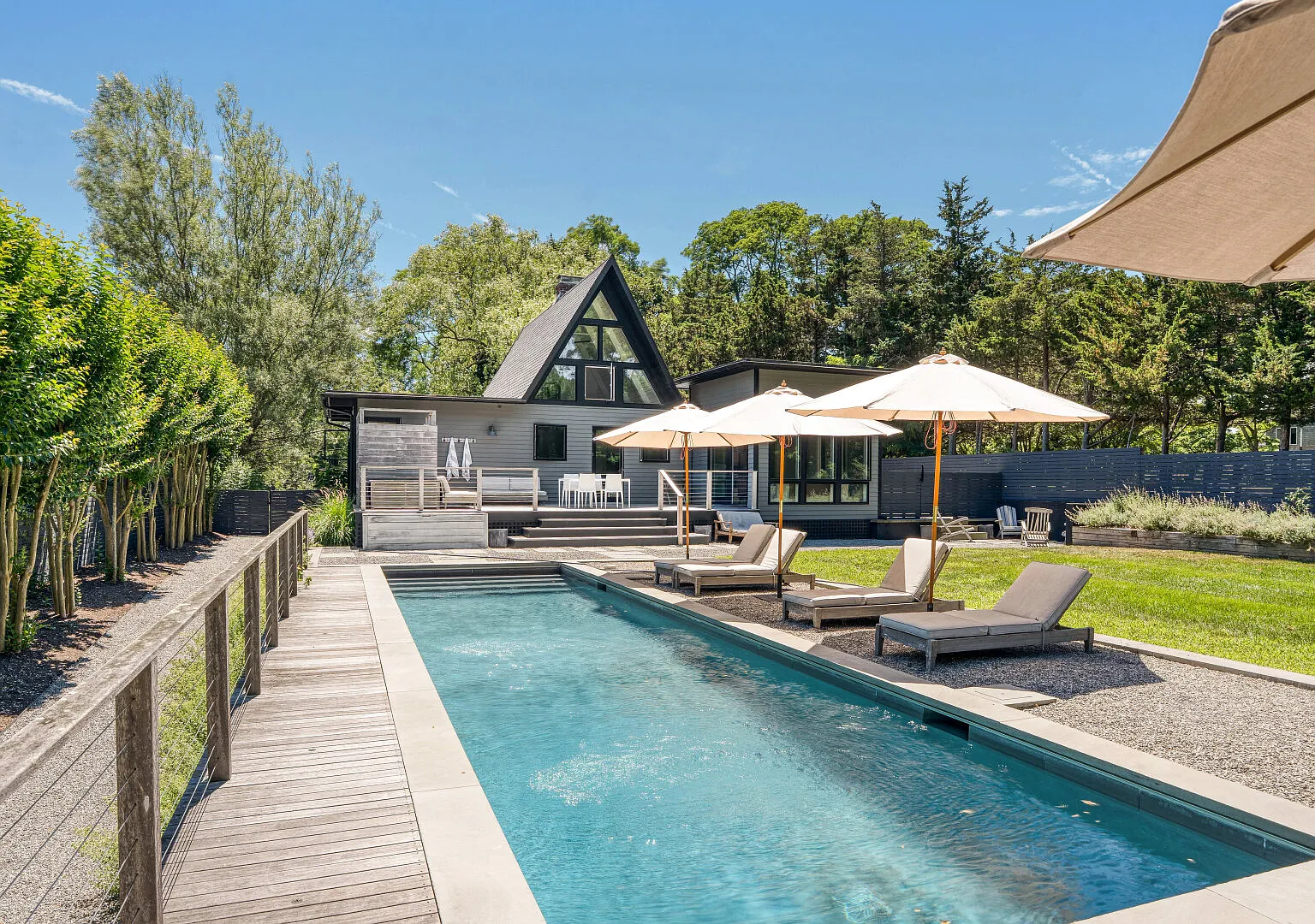 Chic Shelter Island A-Frame with Pool & Resort-Style Outdoors — Photo 1