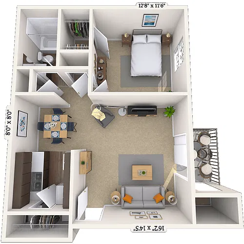 Floor plan The Maple