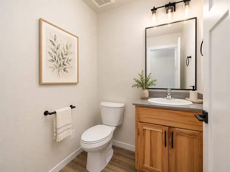 Downstairs Powder Bathroom